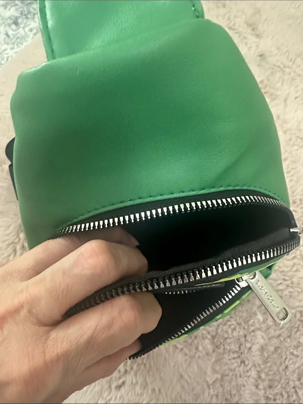 Rick and Morty Get Schwifty Portal Pose Crossbody Sling Bag-wallet-Lanyard